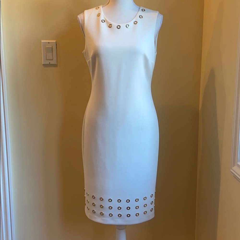 White Calvin Klein Dress Size 6